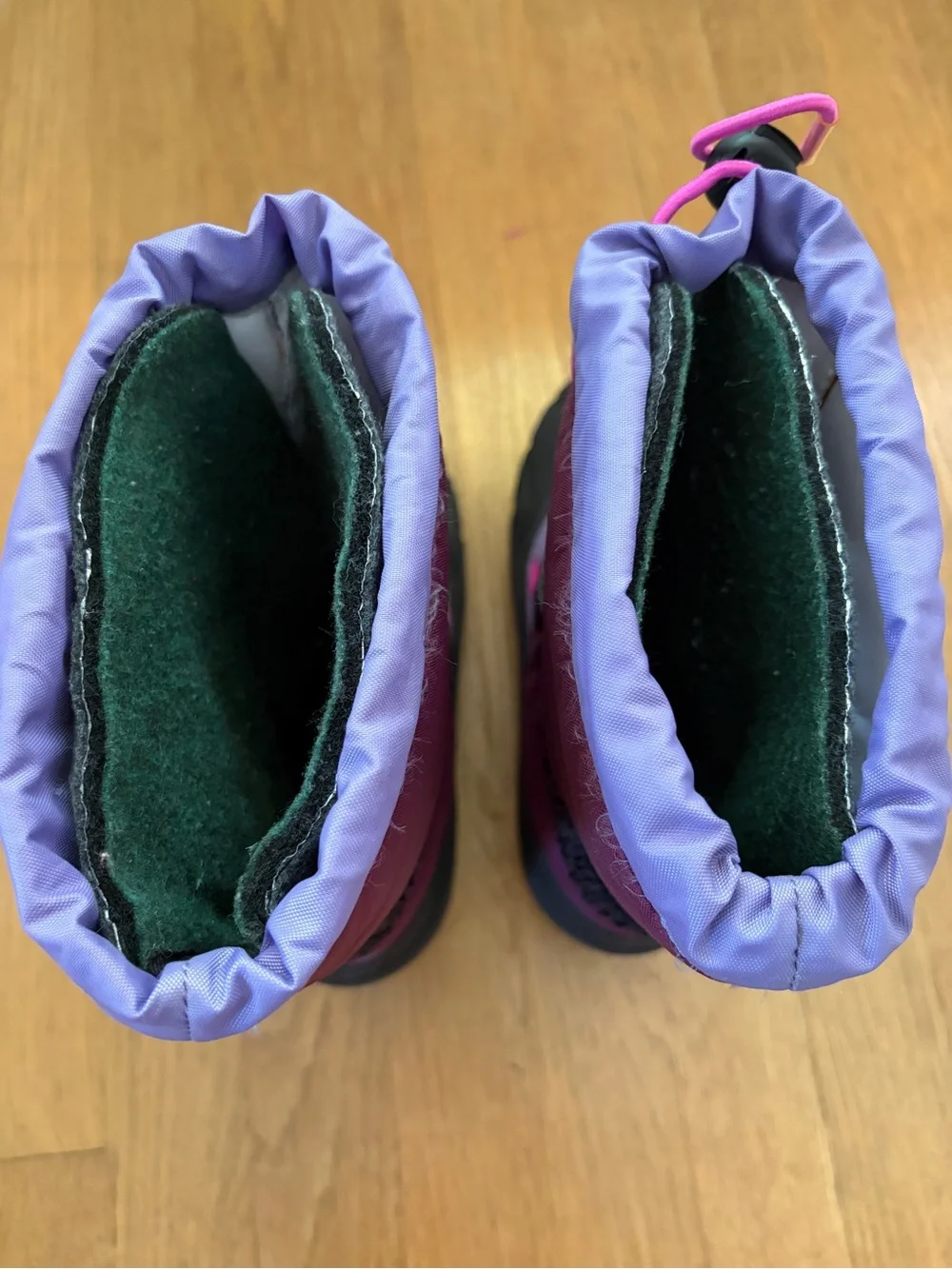 Sorel Flurry Purple Girls Winter Snow Boots Youth 3